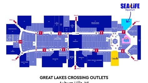 great lakes crossing mall directory
